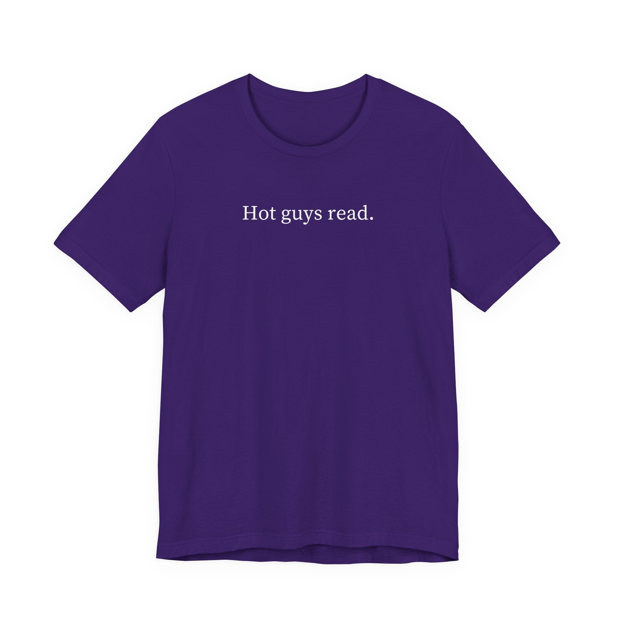 Hot guys read. | Dark Colours | That Feminine Urge | Funny Book Reader T-Shirt