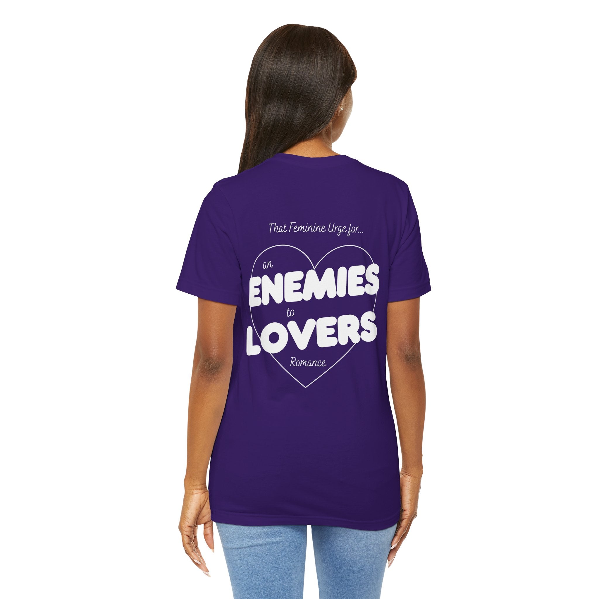 Enemies to Lovers | Dark Colours | That Feminine Urge | Book Trope Tshirt
