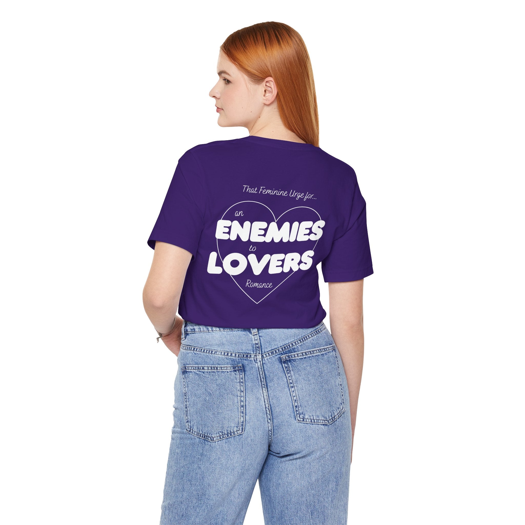 Enemies to Lovers | Dark Colours | That Feminine Urge | Book Trope Tshirt