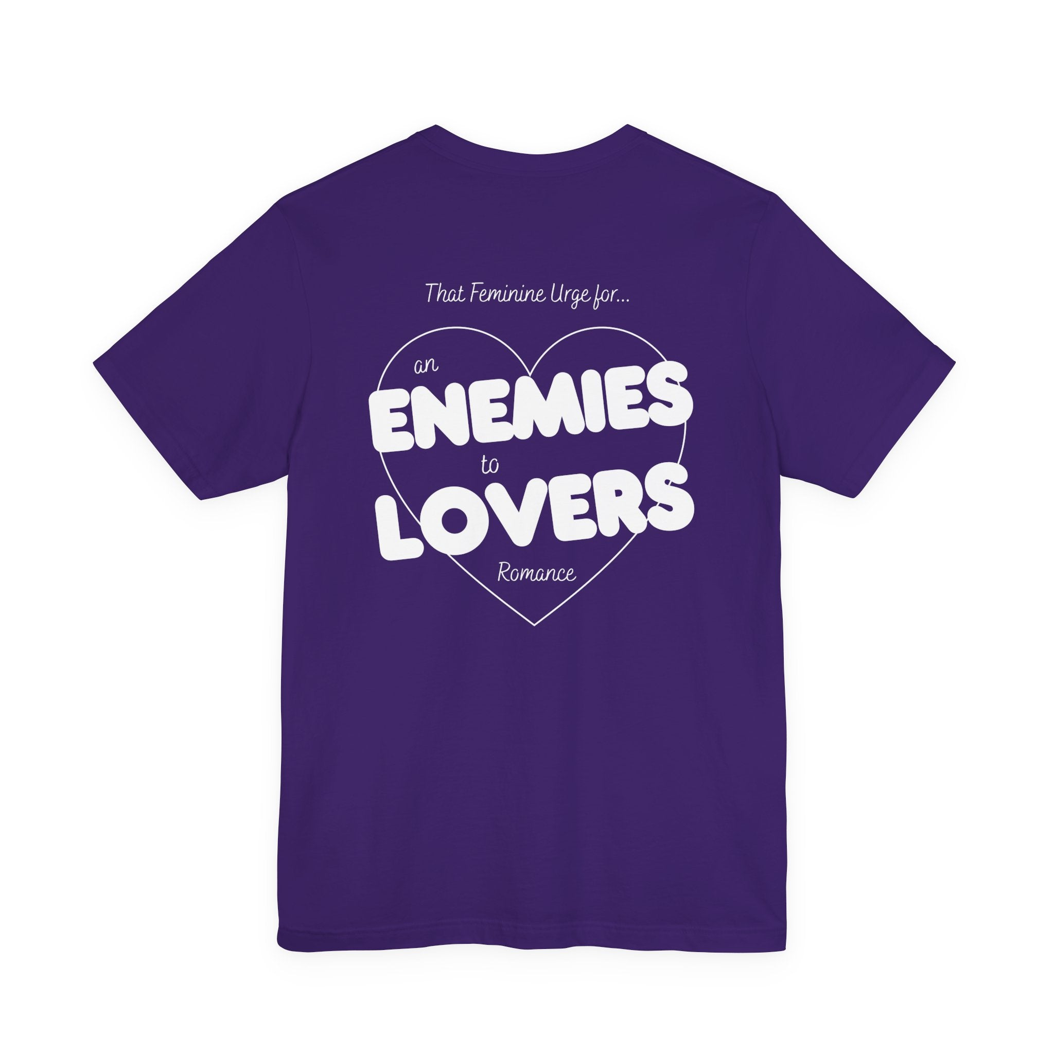 Enemies to Lovers | Dark Colours | That Feminine Urge | Book Trope Tshirt