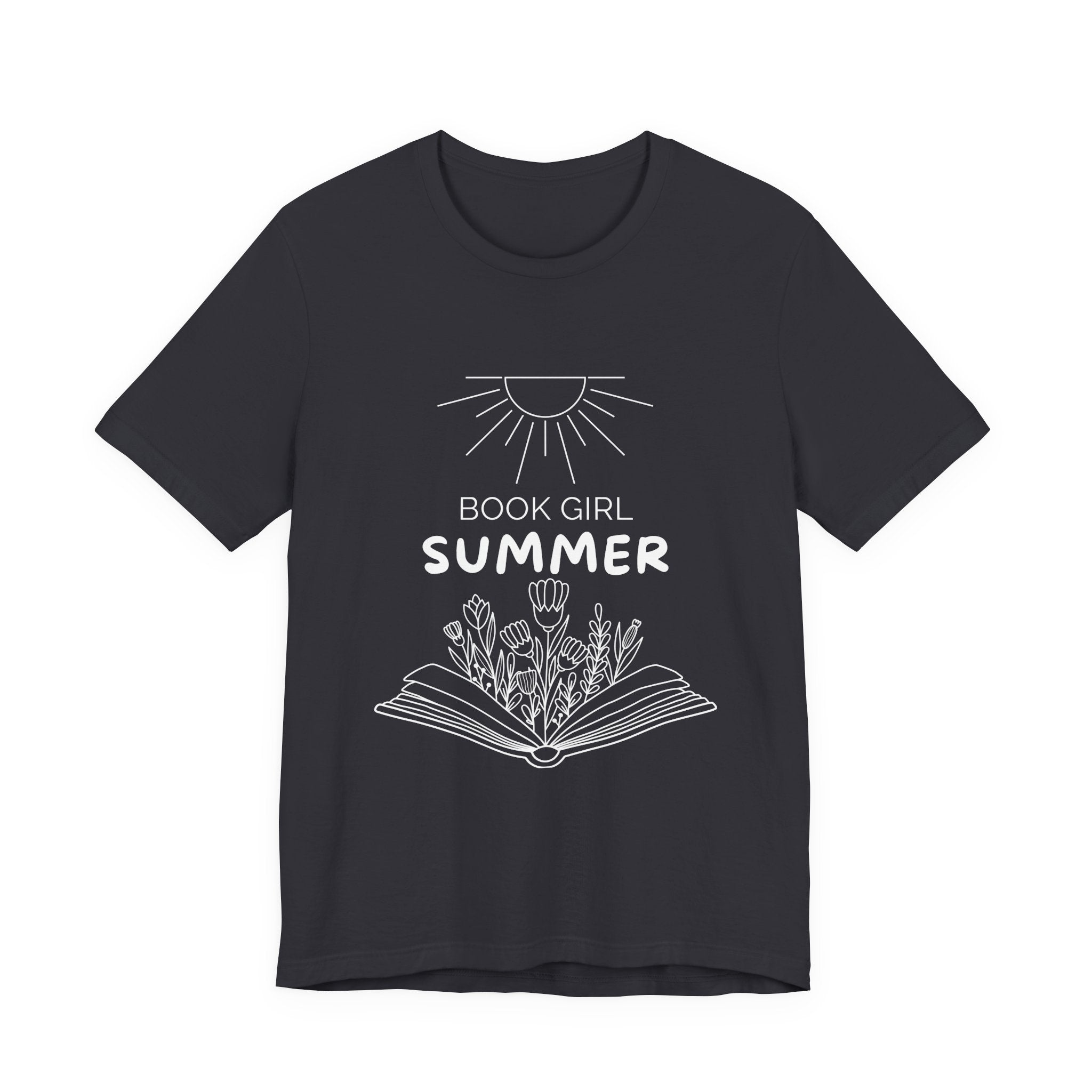 Book Girl Summer T-Shirt | Dark Colours | That Feminine Urge