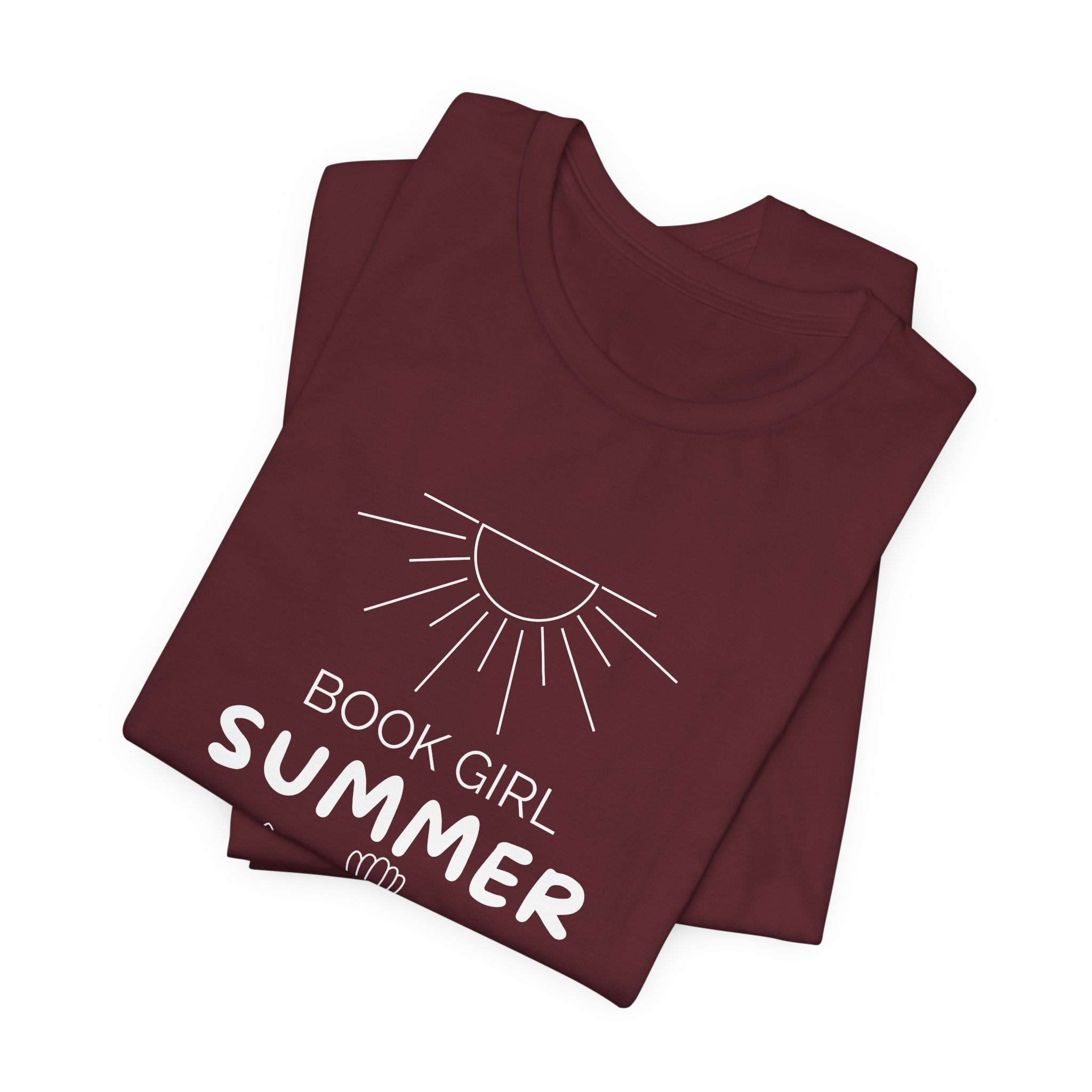 Book Girl Summer T-Shirt | Dark Colours | That Feminine Urge