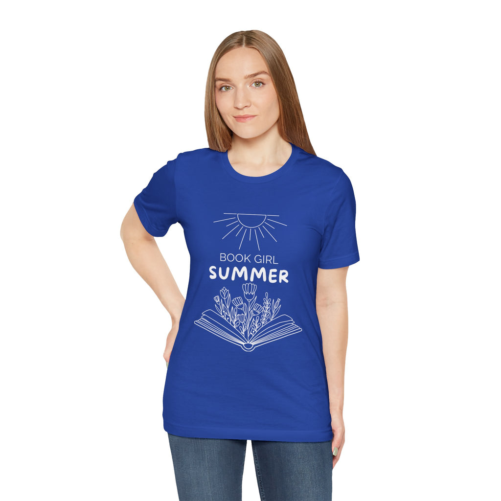 Book Girl Summer T-Shirt | Dark Colours | That Feminine Urge