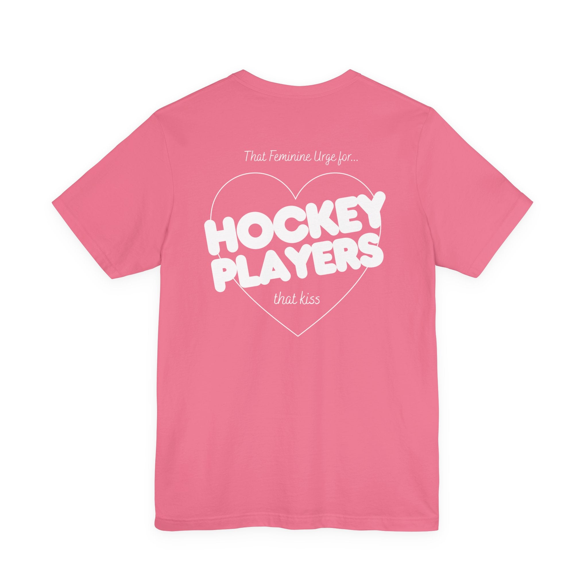 Hockey Players That Kiss | Dark Colours | That Feminine Urge | Sport Romance Book Trope T-shirt