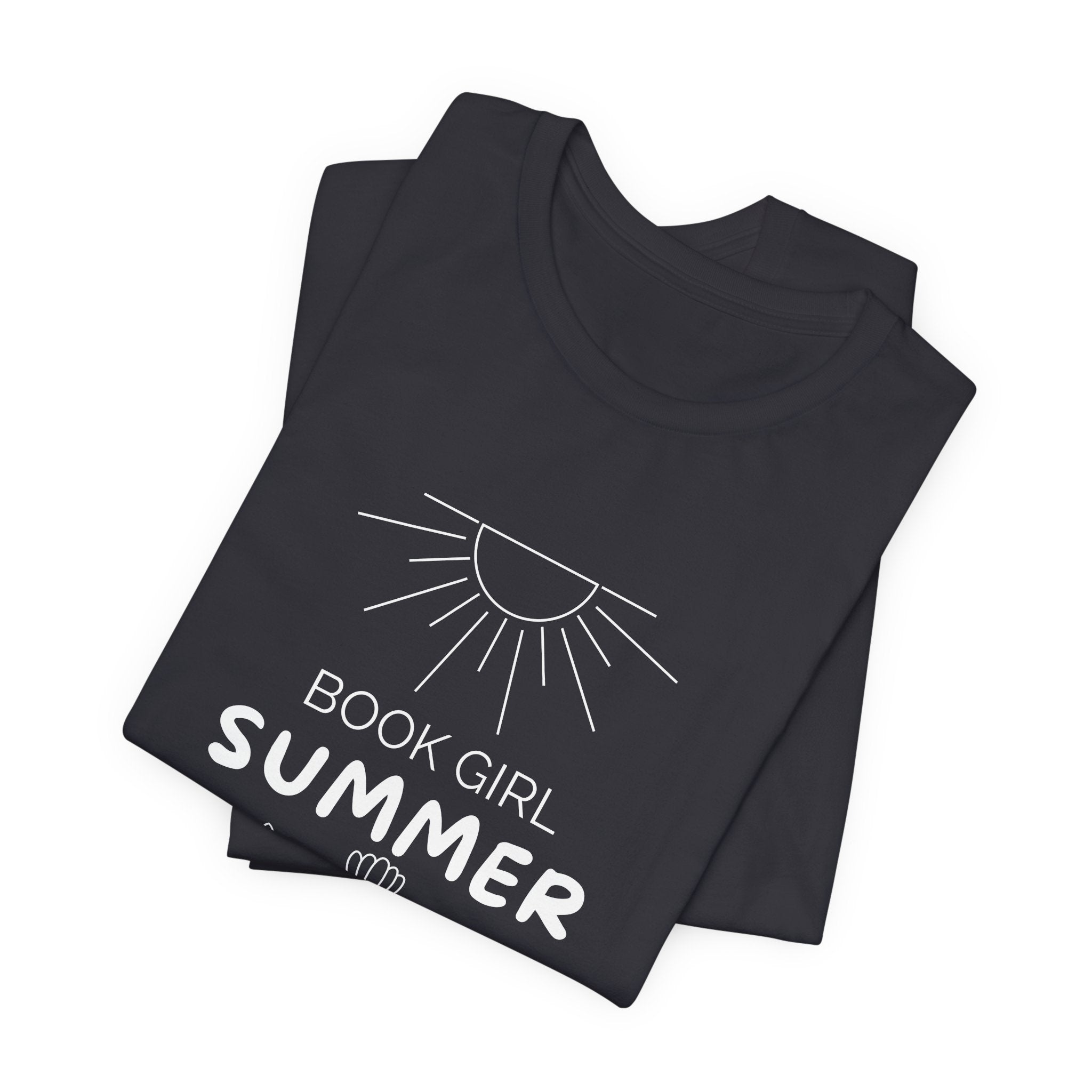 Book Girl Summer T-Shirt | Dark Colours | That Feminine Urge