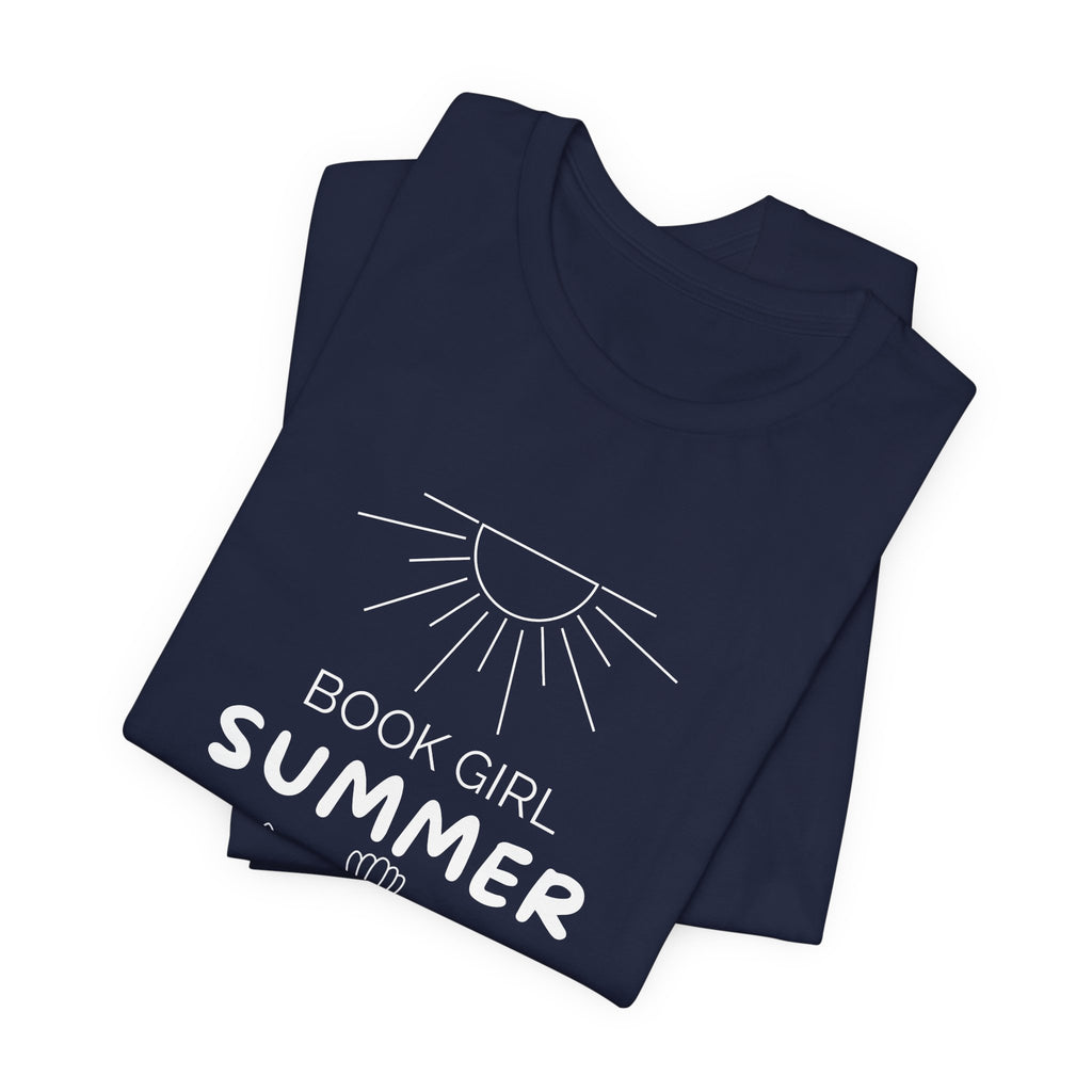 Book Girl Summer T-Shirt | Dark Colours | That Feminine Urge