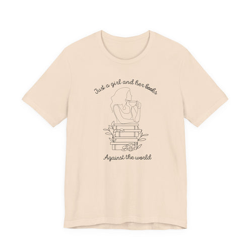 A Girl and Her Books Against the World | Light Colours | That Feminine Urge