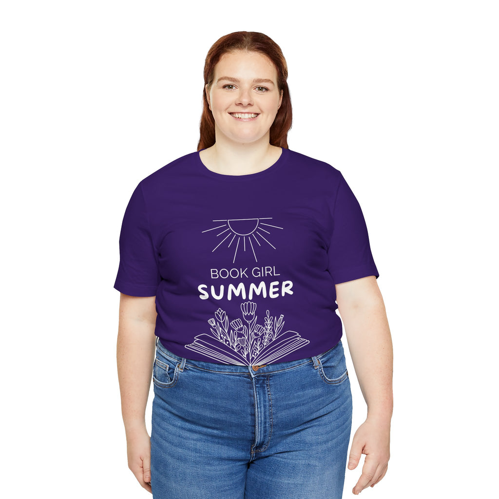Book Girl Summer T-Shirt | Dark Colours | That Feminine Urge