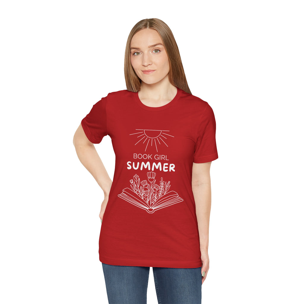 Book Girl Summer T-Shirt | Dark Colours | That Feminine Urge