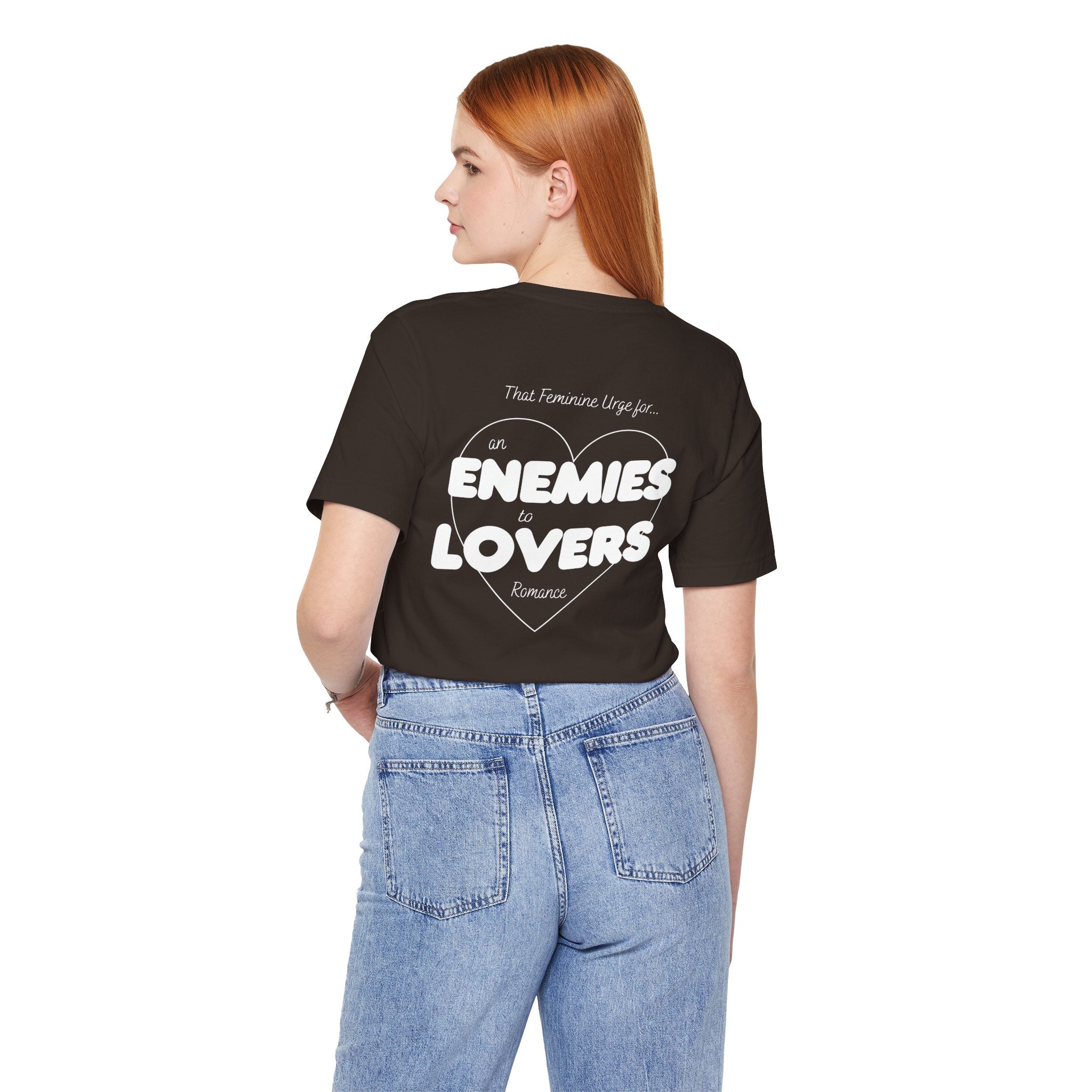 Enemies to Lovers | Dark Colours | That Feminine Urge | Book Trope Tshirt