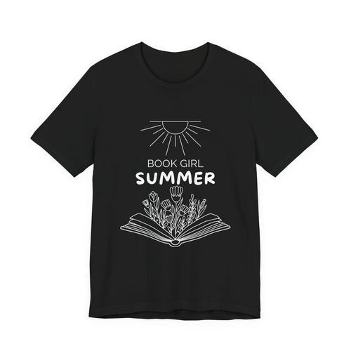 Book Girl Summer T-Shirt | Dark Colours | That Feminine Urge