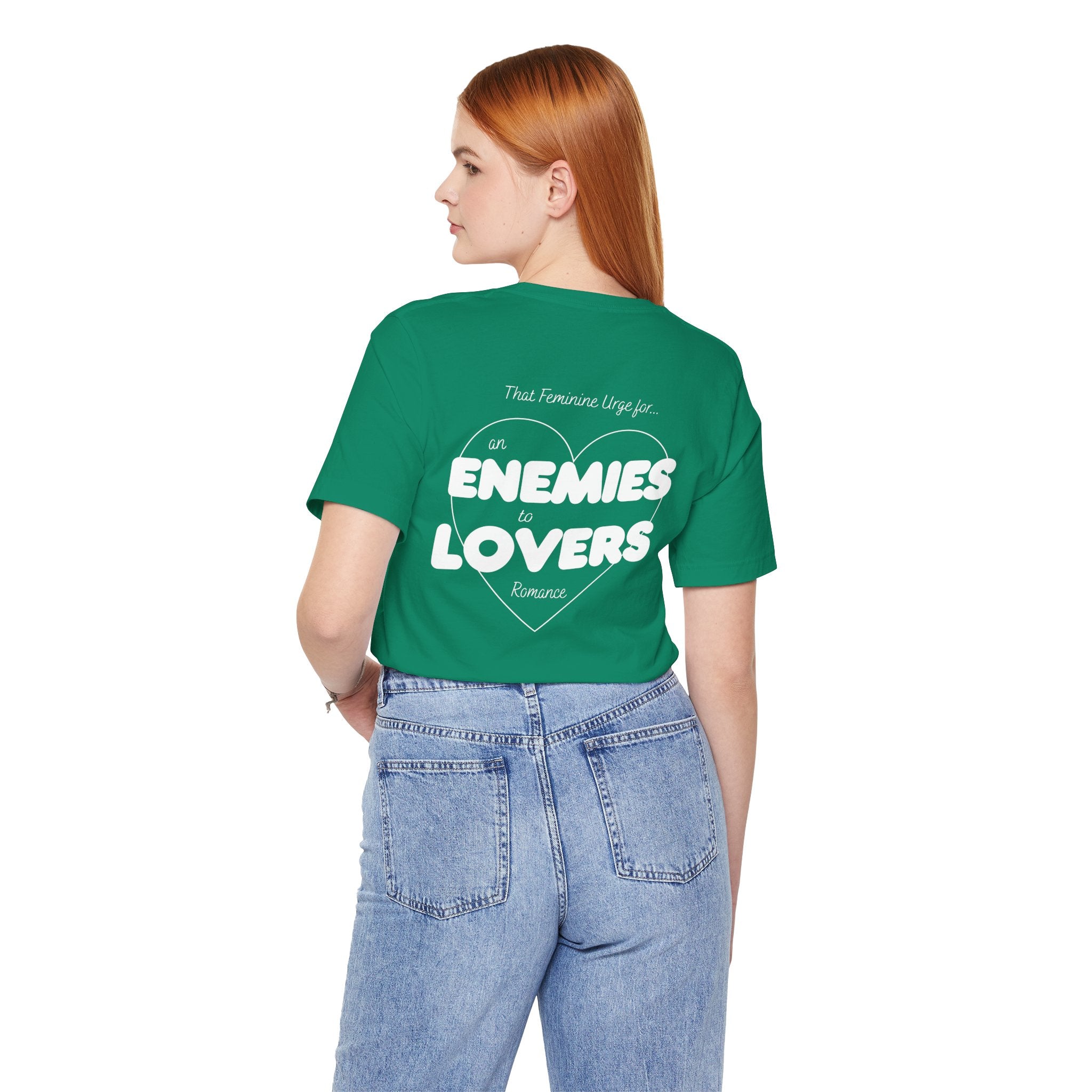 Enemies to Lovers | Dark Colours | That Feminine Urge | Book Trope Tshirt