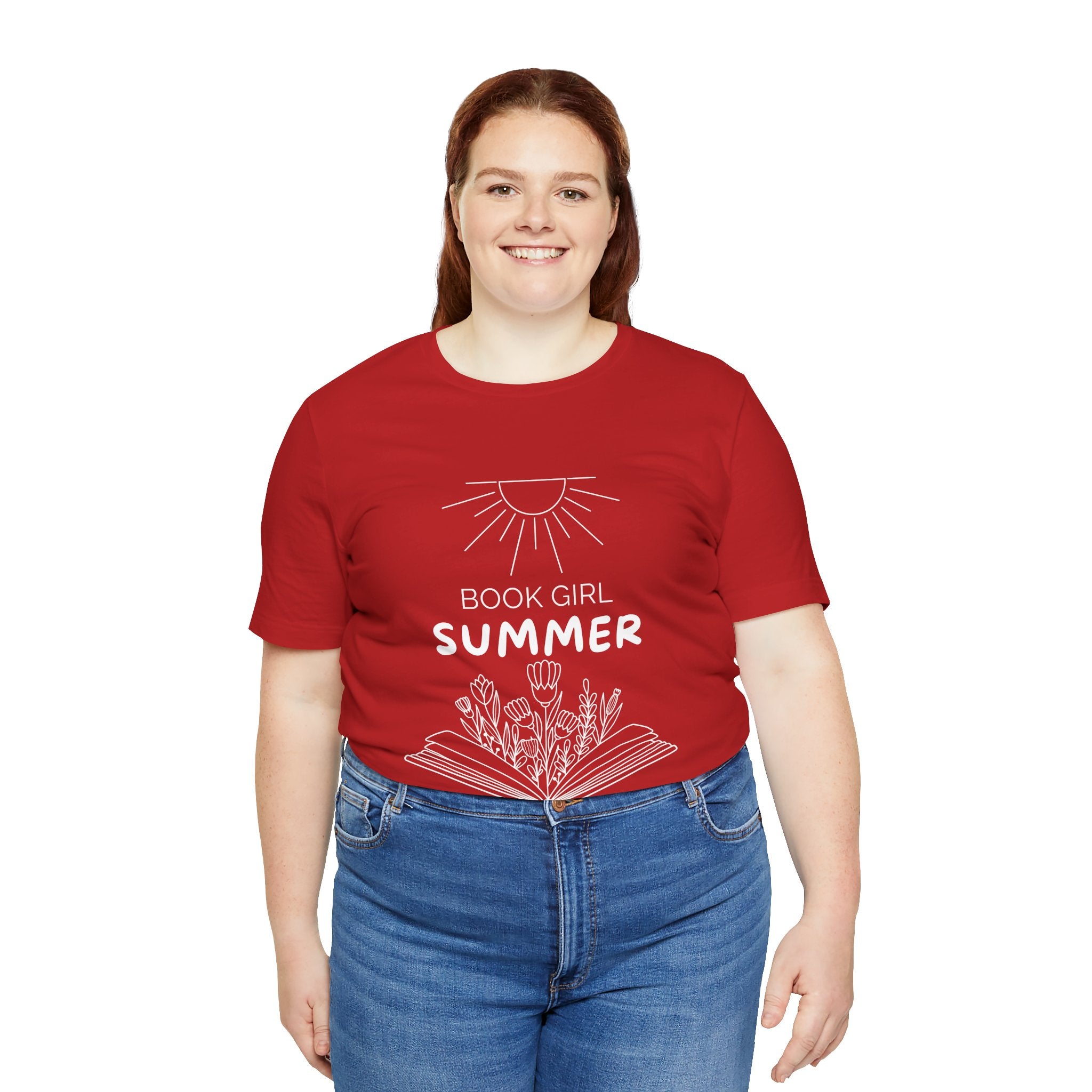 Book Girl Summer T-Shirt | Dark Colours | That Feminine Urge
