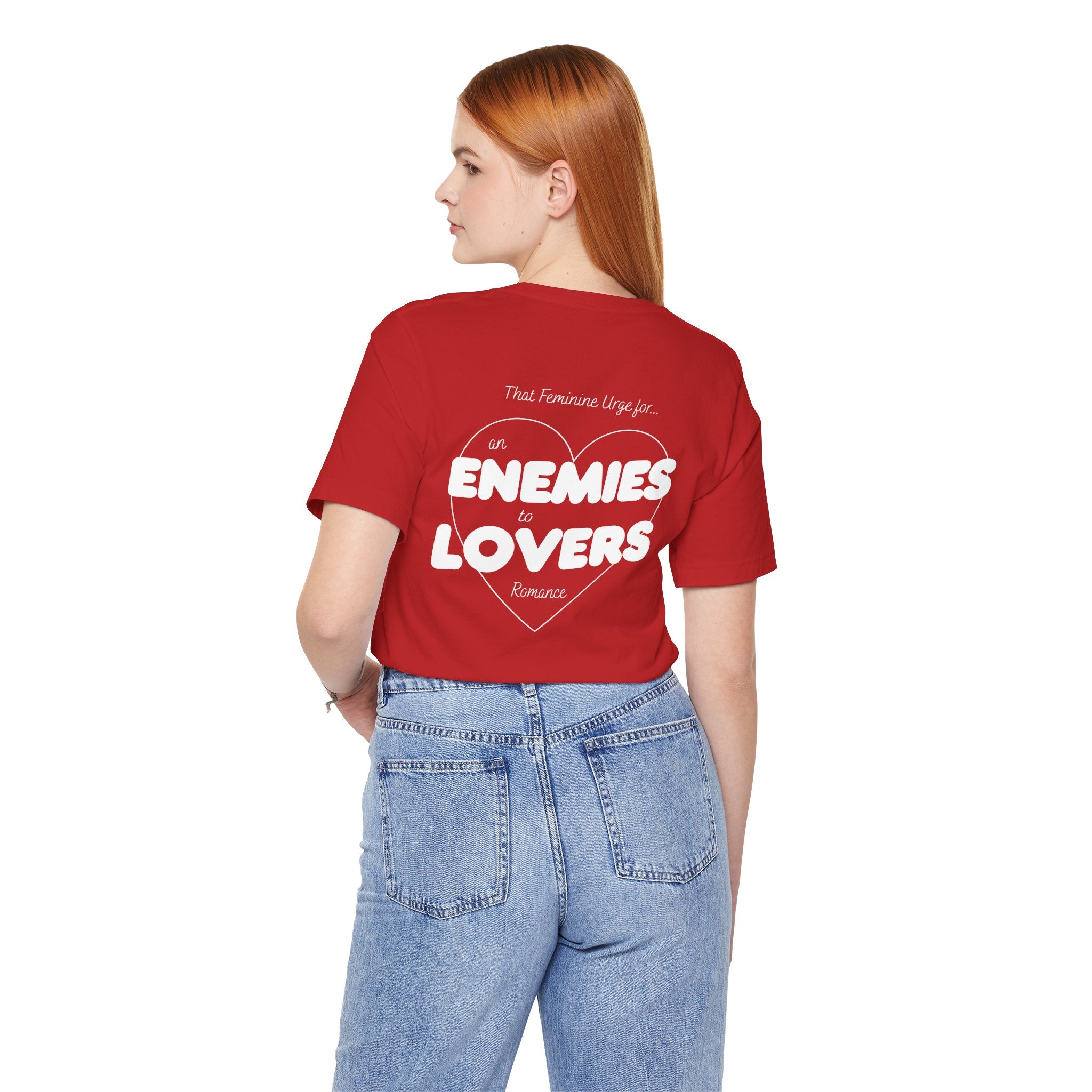 Enemies to Lovers | Dark Colours | That Feminine Urge | Book Trope Tshirt
