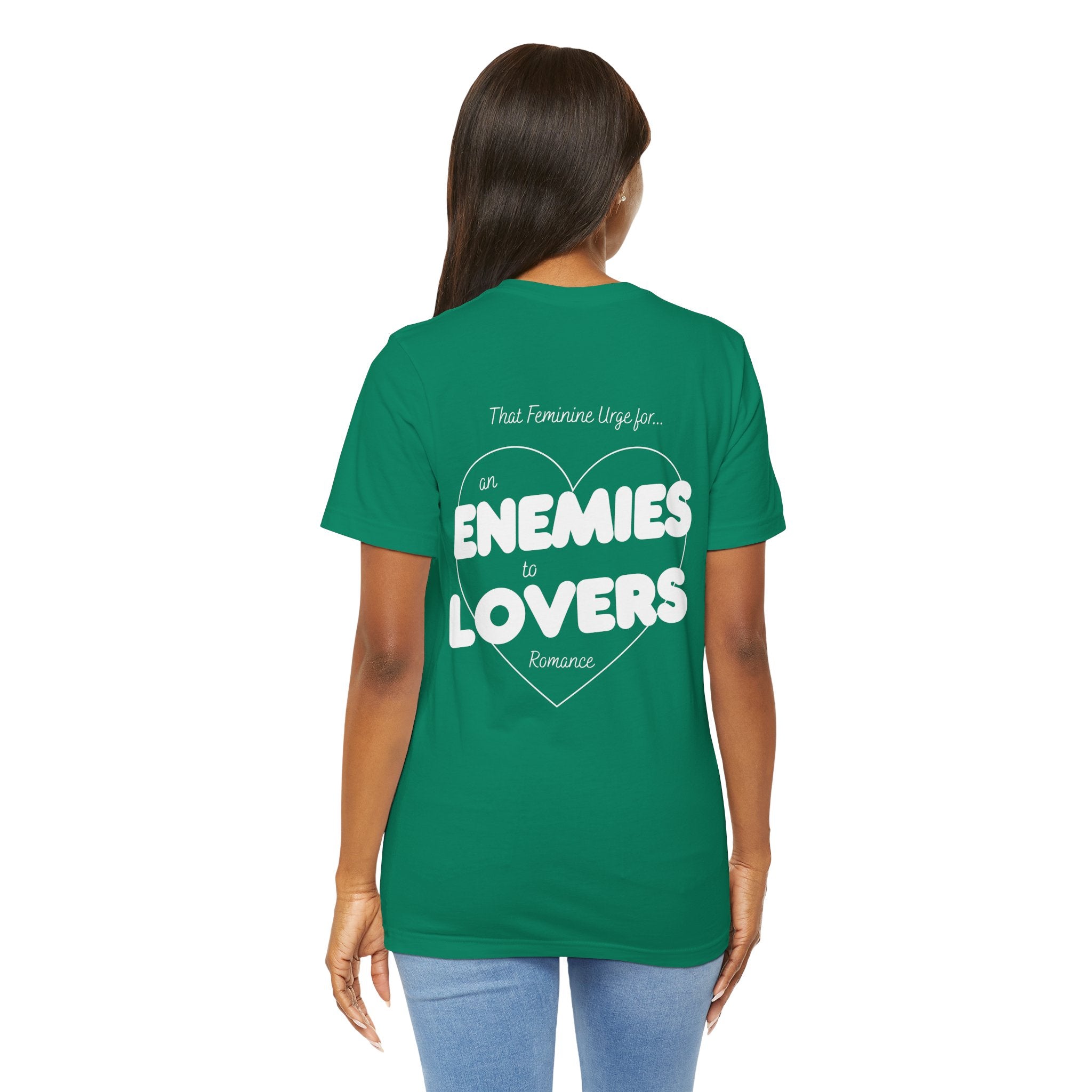 Enemies to Lovers | Dark Colours | That Feminine Urge | Book Trope Tshirt