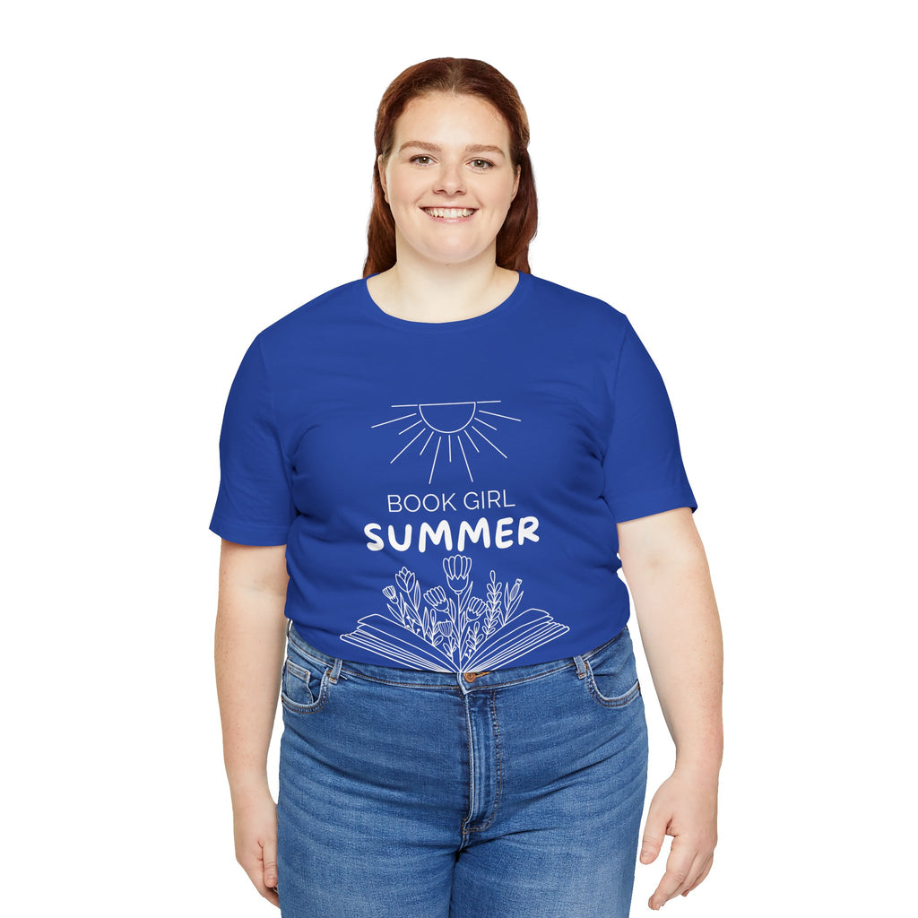 Book Girl Summer T-Shirt | Dark Colours | That Feminine Urge