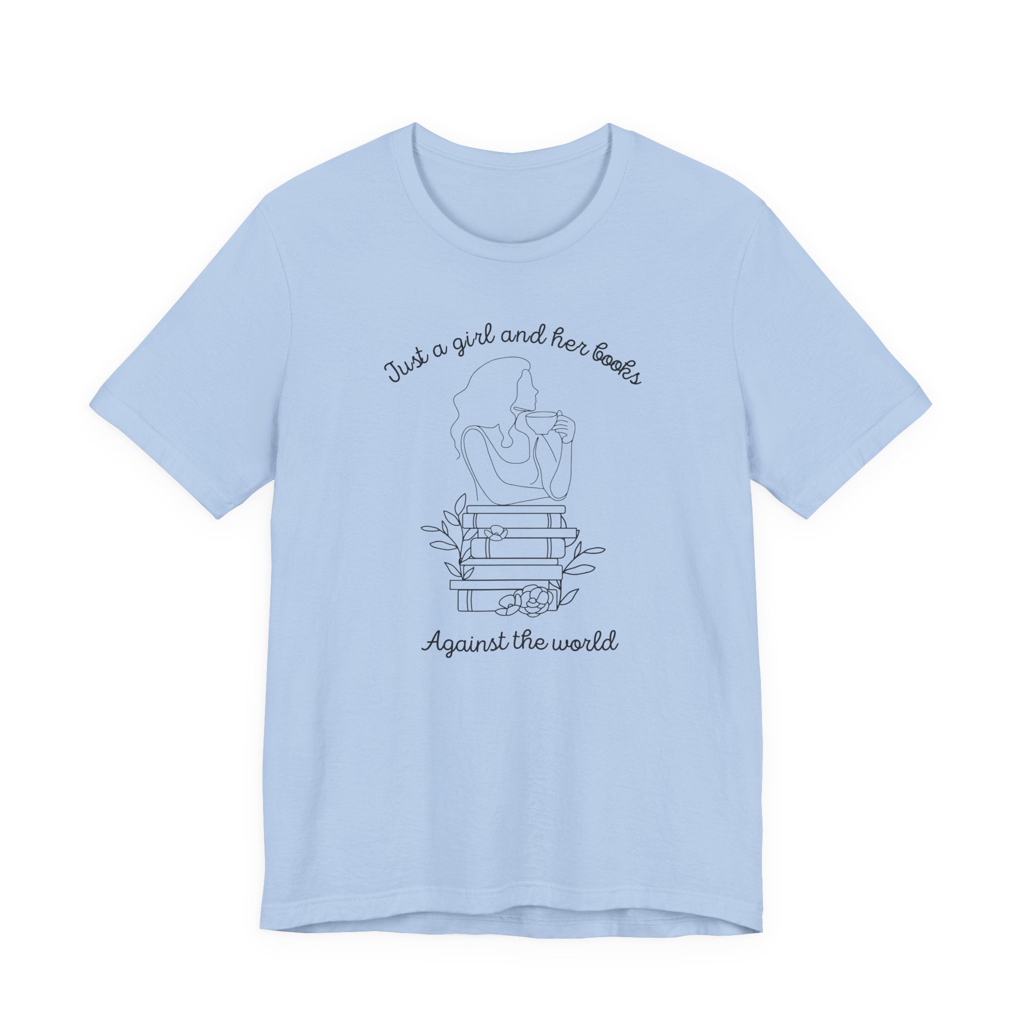 A Girl and Her Books Against the World | Light Colours | That Feminine Urge