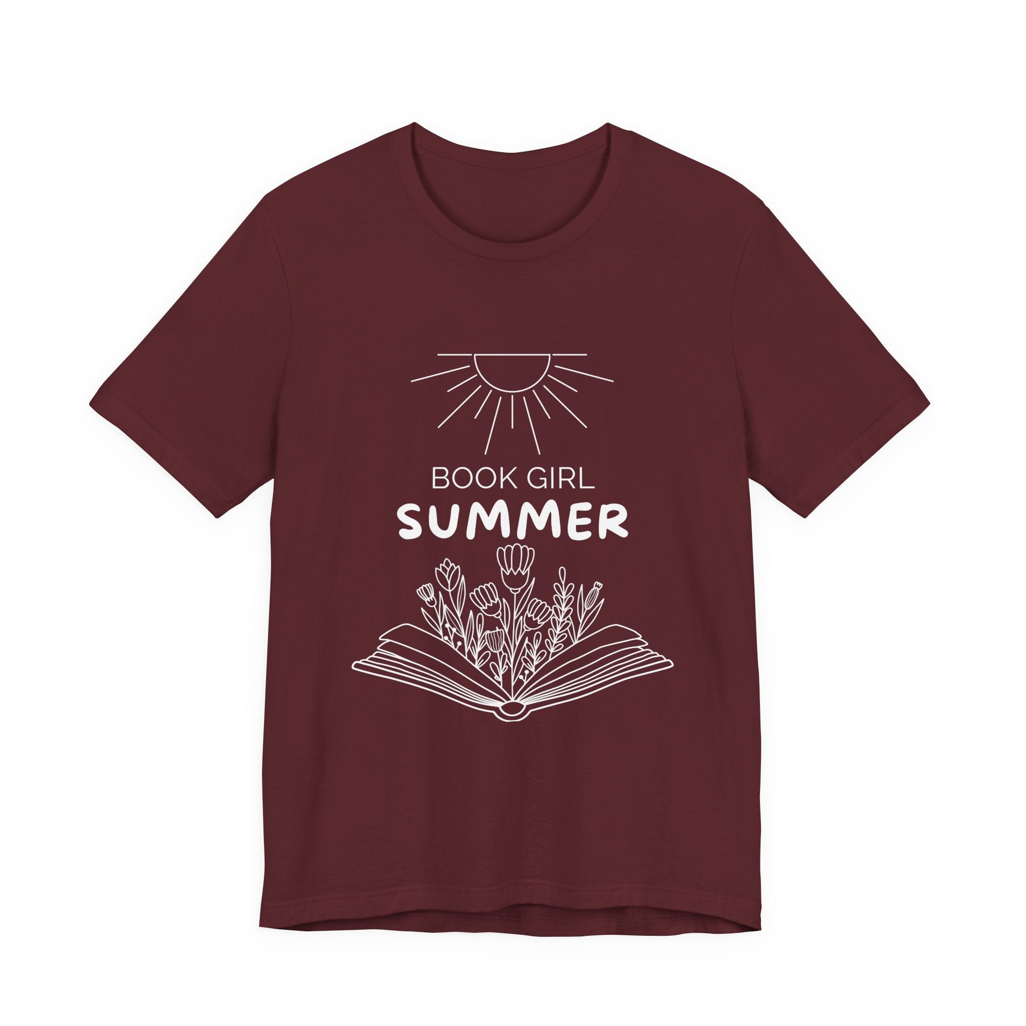 Book Girl Summer T-Shirt | Dark Colours | That Feminine Urge