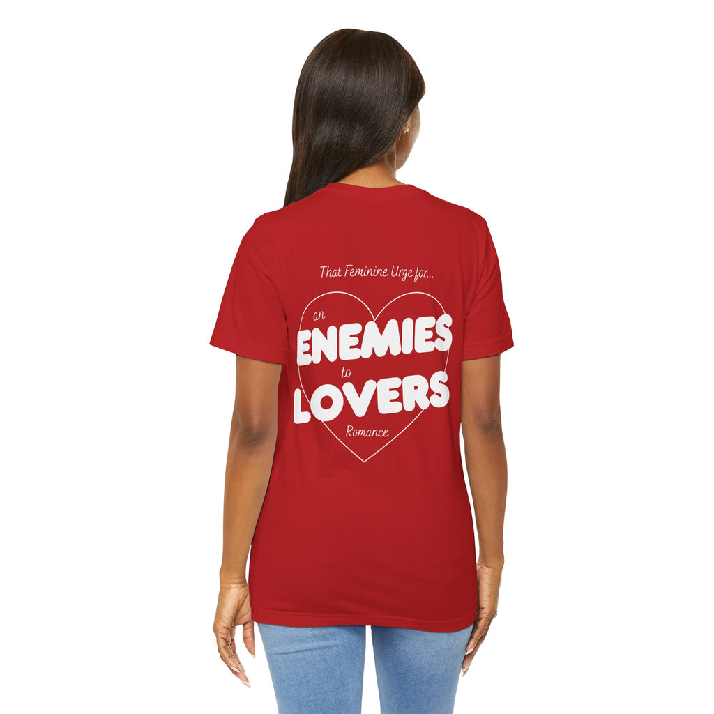 Enemies to Lovers | Dark Colours | That Feminine Urge | Book Trope Tshirt