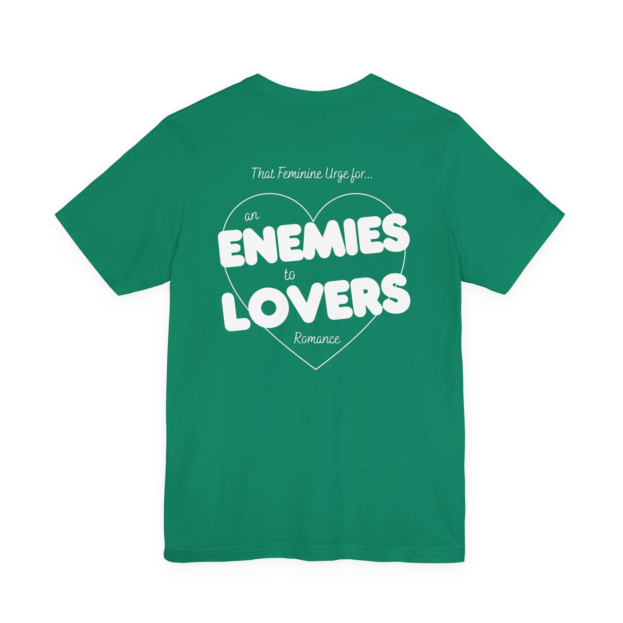 Enemies to Lovers | Dark Colours | That Feminine Urge | Book Trope Tshirt