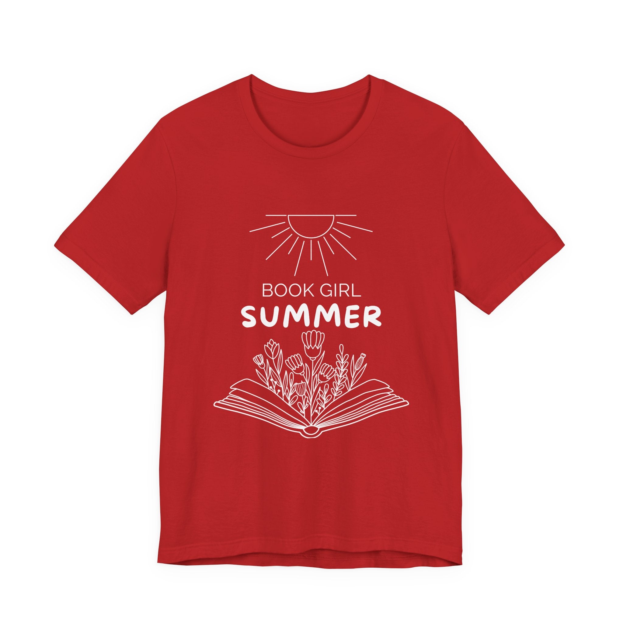 Book Girl Summer T-Shirt | Dark Colours | That Feminine Urge
