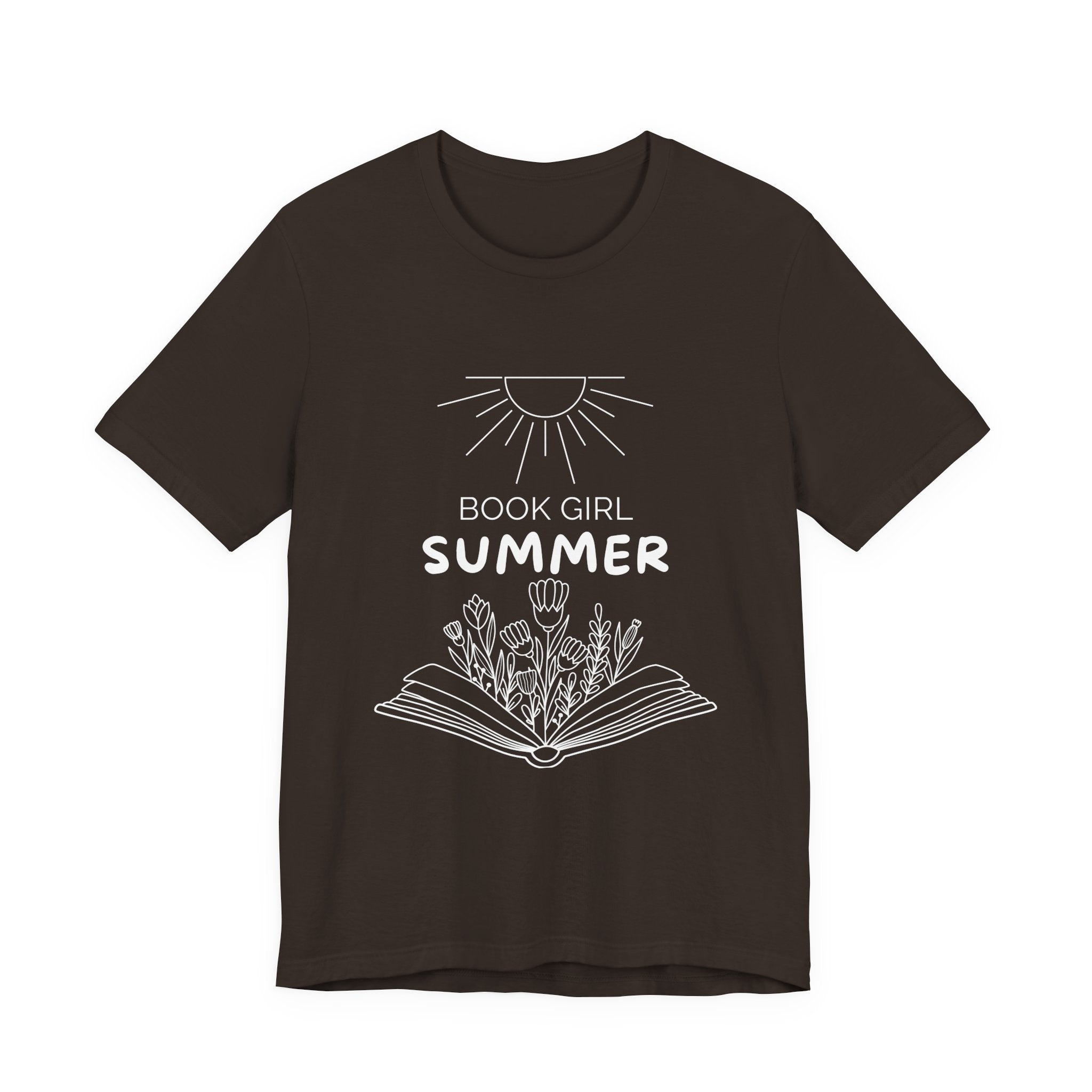 Book Girl Summer T-Shirt | Dark Colours | That Feminine Urge