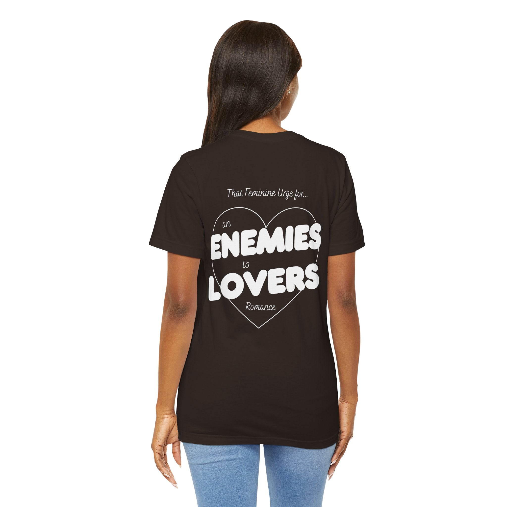Enemies to Lovers | Dark Colours | That Feminine Urge | Book Trope Tshirt
